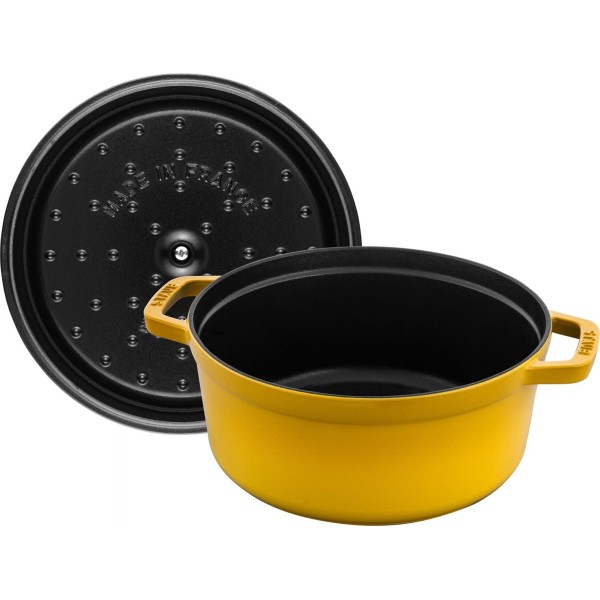 STAUB LA COCOTTE Кругла чавунна каструля 3,7 л лимон