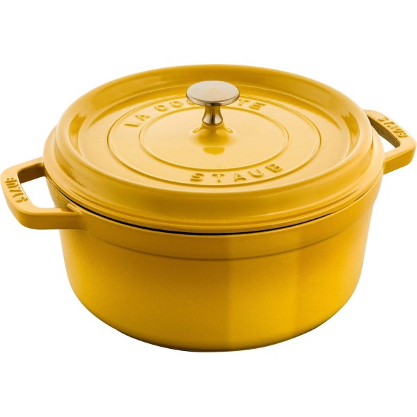 STAUB LA COCOTTE Кругла чавунна каструля 3,7 л лимон