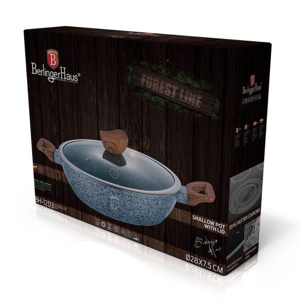 ГРАНІТНИЙ ВОК 28 см 3,8 л BERLINGER HAUS FOREST LINE BH-1203
