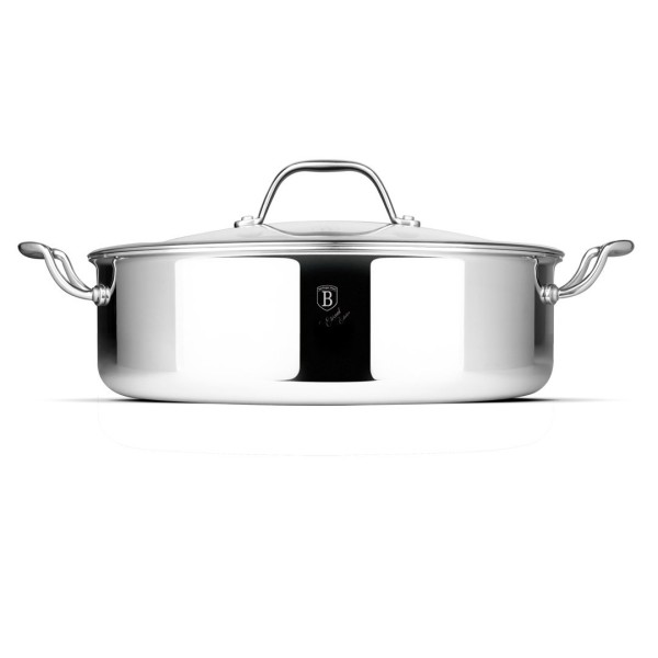 Garnek niski z pokrywką Berlinger haus BH-8515 (28 cm)