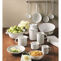 RIESS - Висока каструля з кришкою 1 л 14 см Класичний WEISS