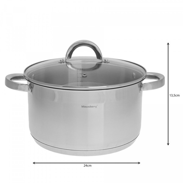 Garnek gastronomiczny Klausberg KB-7126 (6 l, 24 cm)