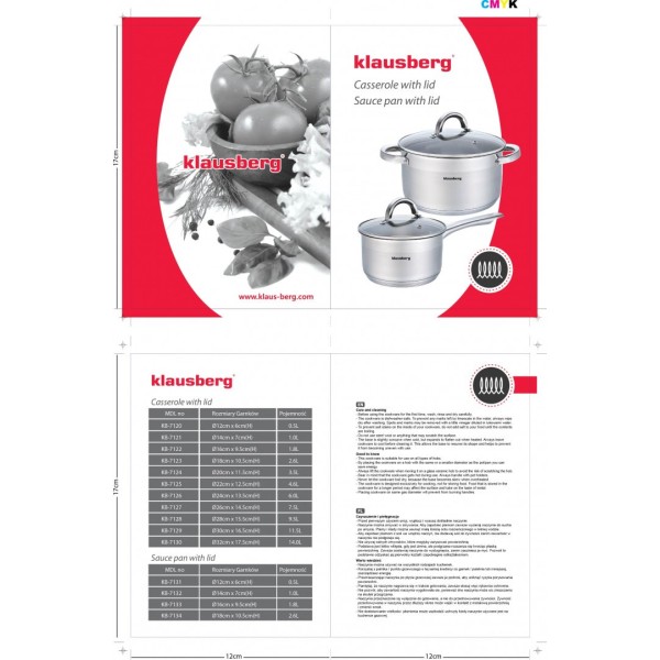 Garnek gastronomiczny Klausberg KB-7126 (6 l, 24 cm)