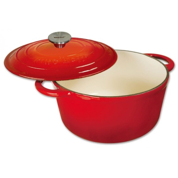 Garnek żeliwny emaliowany Kinghoff KH-1614 (20 cm, 2.4 l)