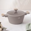 Горщик з кришкою Ø24 см – BerlingerHaus BH-8339 Taupe Nordic