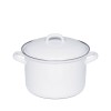 RIESS - Висока каструля з кришкою 2,5 л 18 см Класична WEISS