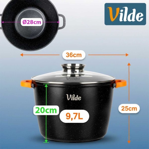 Garnek tradycyjny VILDE TERRUNA 199111 (9,7 l, 28 cm)