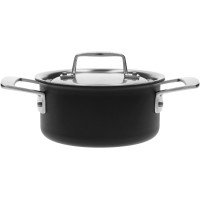 Каструля DEMEYERE BLACK 5 низька з кришкою 1,5 л