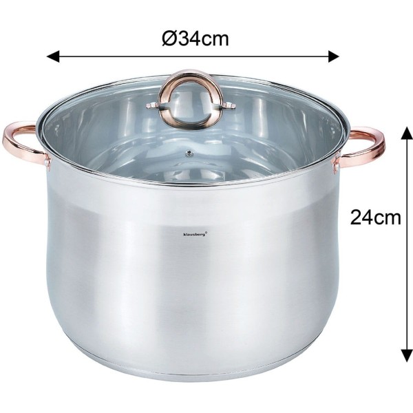 Garnek gastronomiczny Klausberg KB-7798 (22,4 l)