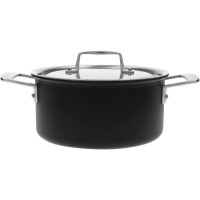 Каструля DEMEYERE BLACK 5 низька з кришкою 3 л