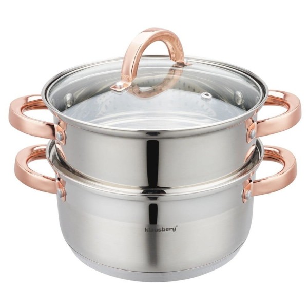 Zestaw garnków parowych Klausberg KB-7728 (20 cm, 3 el.)