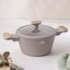 Горщик з кришкою 20 см BerlingerHaus BH-8338 Taupe Nordic
