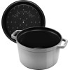 STAUB LA COCOTTE Каструля чавунна, кругла, висока, 4,8 л, графіт