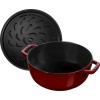 Чавунний горщик STAUB SPECIAL COCOTTE круглий, лілія, 3,5 л, гренадин