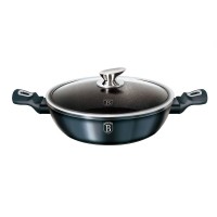 ПЛОСКА КАСТРУЛЯ 3,8 Л / 28 СМ BERLINGER HAUS МЕТАЛІЧНИЙ АКВАМАРИН BH-1877