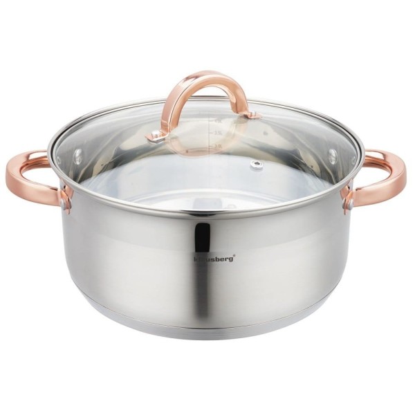 ПАРОВАРА НАБІР ДЛЯ ПРИГОТУВАННЯ НА ПАРІ 24 СМ 3 ЕЛ. KLAUSBERG KB-7734