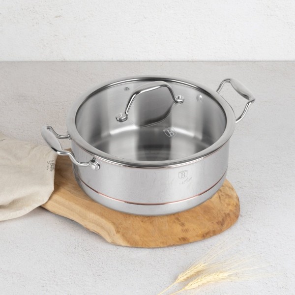 Garnek z pokrywką Berlinger haus BH-8815 (24 cm)