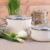 RIESS - Висока каструля з кришкою 6,5 л 24 см Аворіо