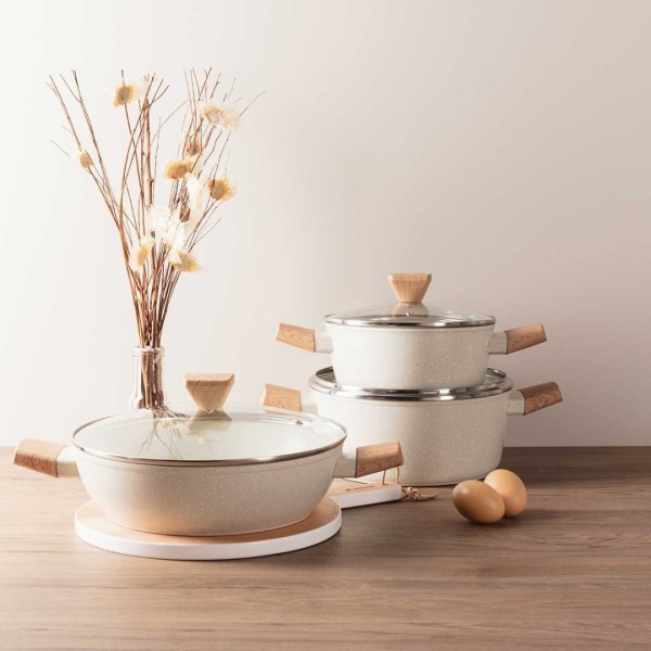 Garnek marmurkowy Bergner BG-34747 (28 cm)