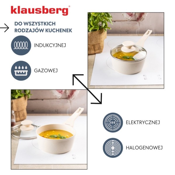 МАРМУРОВЕ БЛЮДЦЕ 1,2 Л З КРИШКОЮ KLAUSBERG KB-7987