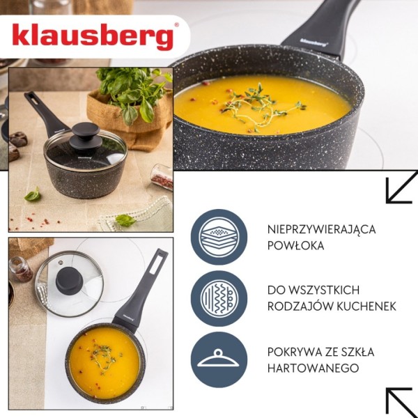 МАРМУРОВЕ БЛЮДЦЕ 1,2 Л З КРИШКОЮ KLAUSBERG KB-7986