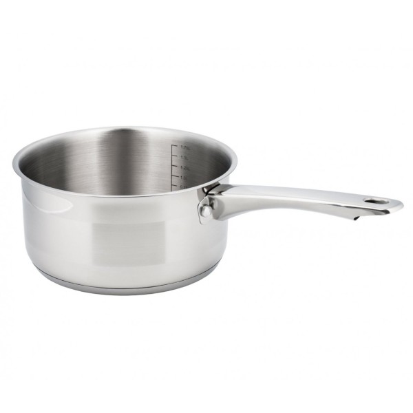 БЕЗПЕЧНА НЕРЖАВІЮЧА СТАЛЬ. З КРИШКОЮ 18 см KiNGHOFF KH-4324