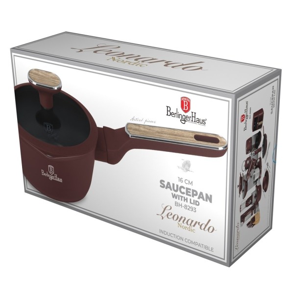 Каструля 16 см з кришкою BerlingerHaus Leonardo Nordic BH-8293