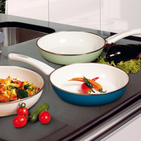 Каструля з кришкою 16 см Аквамарин Рісс