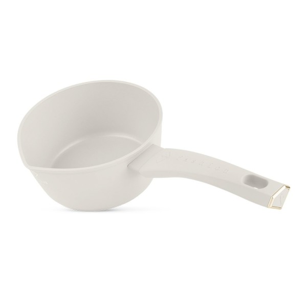 Каструля 16 см FashionTV FTV-0056, матово-кремова, золотиста колекція