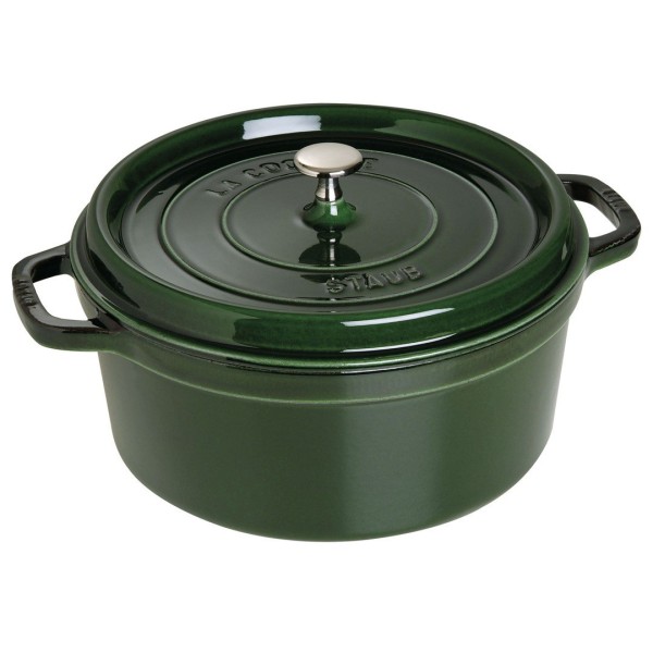 STAUB LA COCOTTE Кругла чавунна каструля 6,7 л, зелена