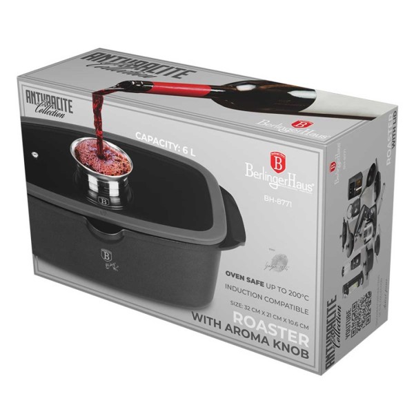 Brytfanna tytanowa Berlinger haus BH-8771 (antracyt)