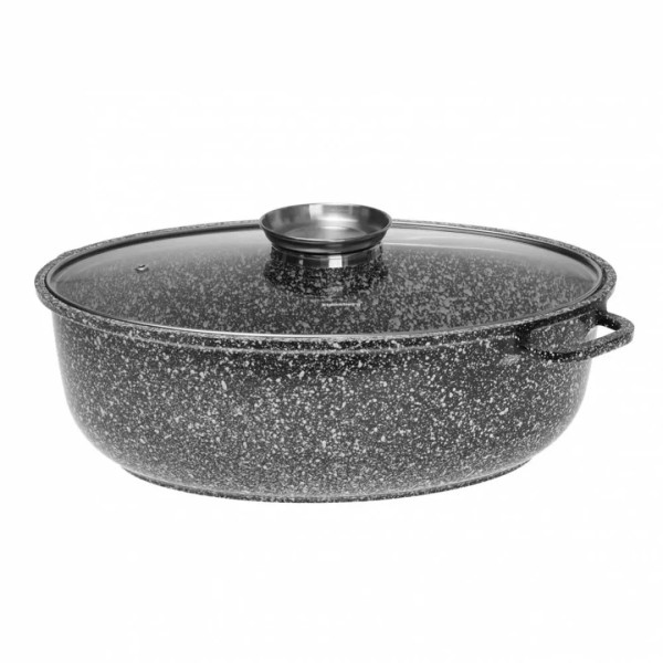 КЕРАМІЧНА ПАТЕЛЬНЯ ДЛЯ ЗАПІКАННЯ 38 см З КРИШКОЮ KLAUSBERG KB-7366