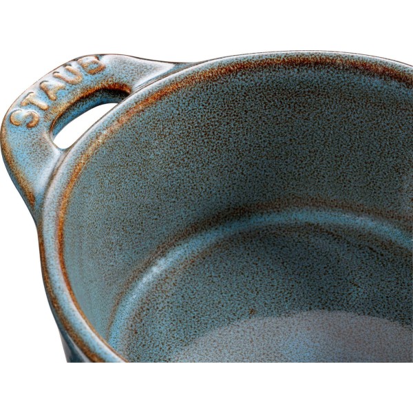 ПОДАРУНКИ STAUB Міні-кокот круглий 200 мл, антична бірюза