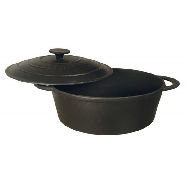 Чавунна сковорода для запікання 29 см 4,5 л KINGHOFF KH-2255