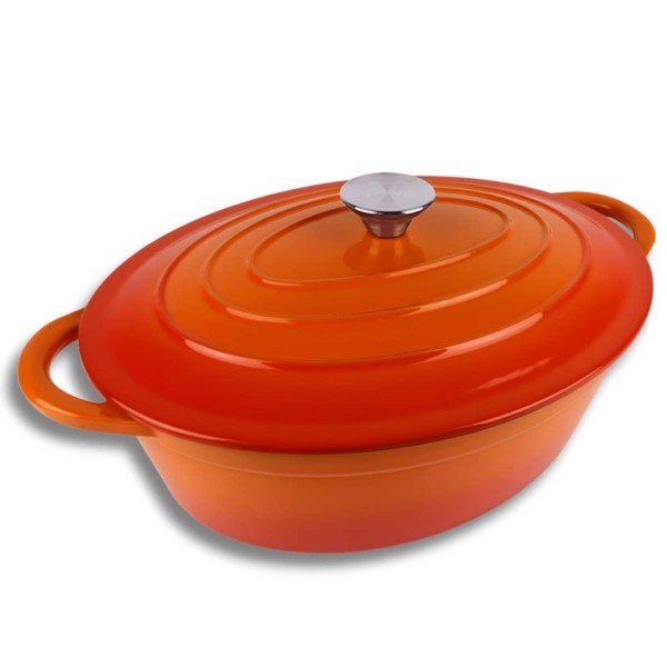 Brytfanna żeliwna gęsiarka  HAGE ORANGE (6 l)