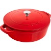 STAUB Набір із 3 тарілок + кришка 24 см червоний