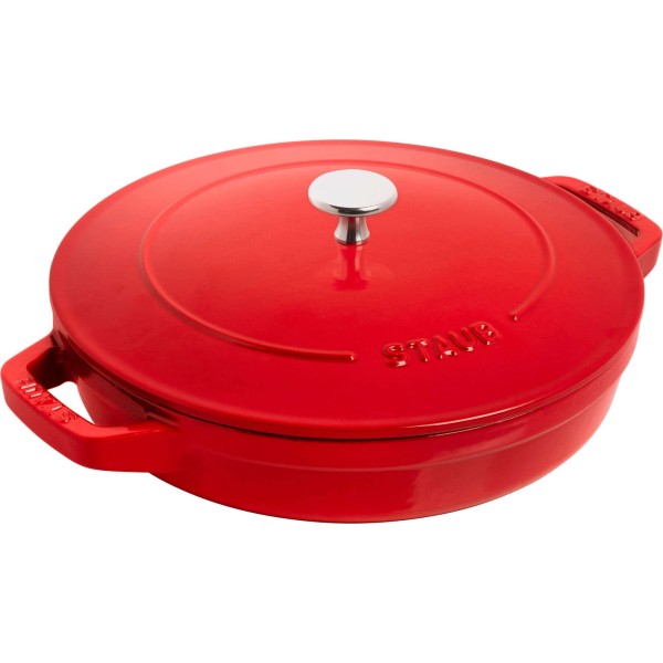 STAUB Набір із 3 тарілок + кришка 24 см червоний