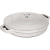 STAUB Набір із 2 тарілок + кришка 24 см трюфель