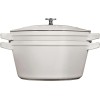 STAUB Набір із 2 тарілок + кришка 24 см трюфель