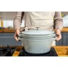 STAUB Набір із 2 тарілок + кришка 24 см трюфель