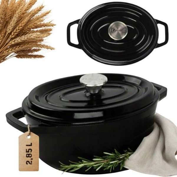 Brytfanna emaliowana żeliwna HAGE (2,85 l)