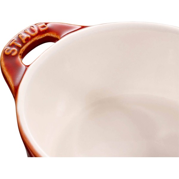 ПОДАРУНКИ STAUB Міні-кокот круглий 200 мл, каштановий