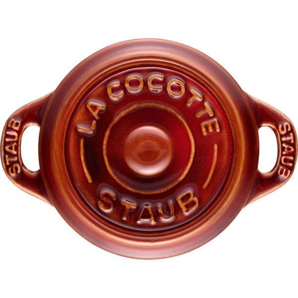 ПОДАРУНКИ STAUB Міні-кокот круглий 200 мл, каштановий