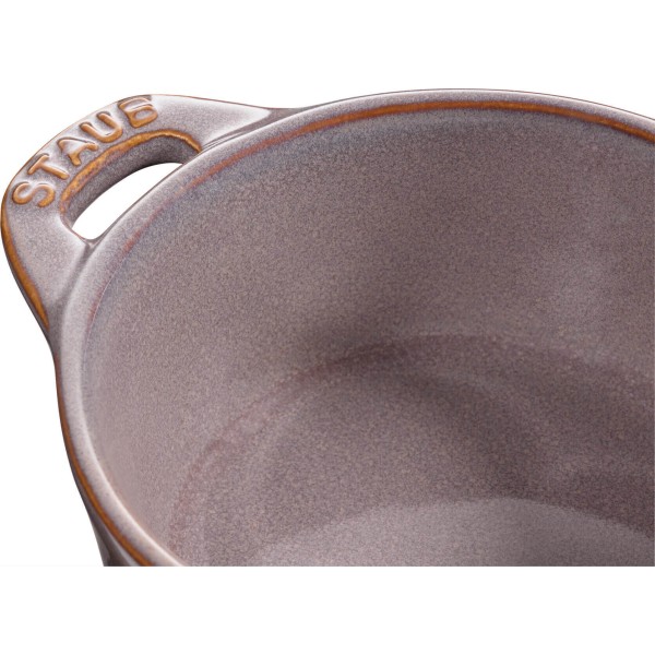 ПОДАРУНКИ STAUB Міні-кокот круглий 200 мл, антично-сірий