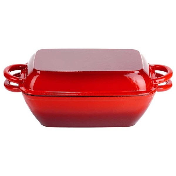 Емальована чавунна жаровня зі сковородою 3,5/1,5 л CAST LINE 279094