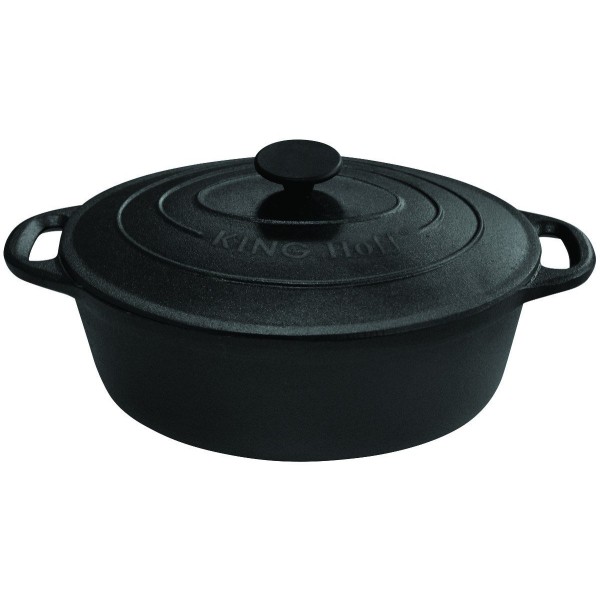 Чавунна сковорода для запікання 33 см 6,2 л KINGHOFF KH-1111