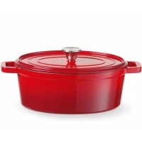 Garnek żeliwny emaliowany Hendi 626849 (4,4 l)