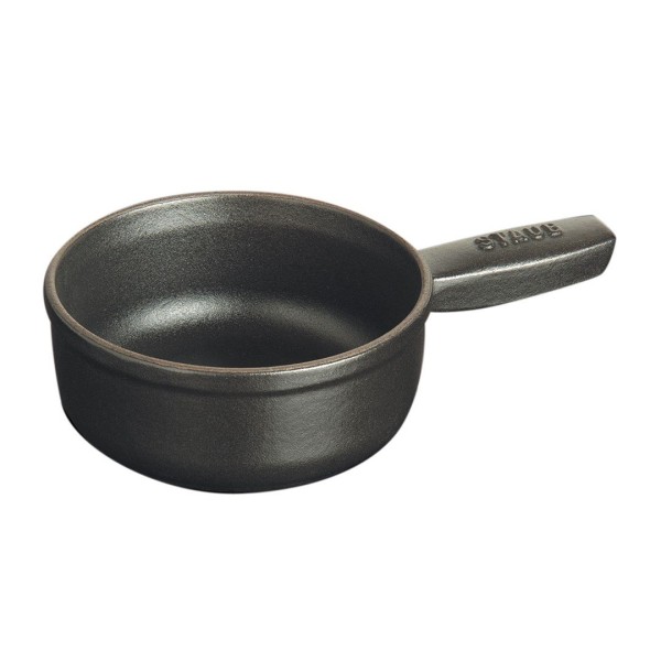 Міні-банка для фондю STAUB 350 мл, чорна
