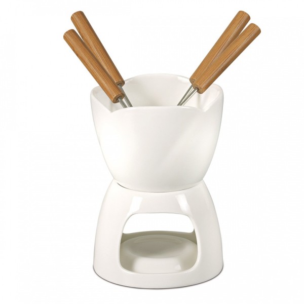 Zestaw do fondue czekoladowego BANQUET BIANCA (z 6 widelczykami)