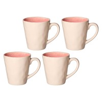 ROSE&TULIPANI CONCERTO FUSE ROSA Набір 4 чашки 360 мл